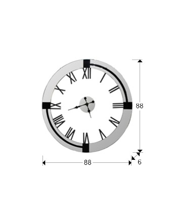 RELOJ DE PARED ·KAIROS· Ø88